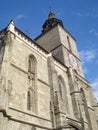 Facade of Ã¢â¬ÅBlack ChurchÃ¢â¬Â in Brasov Royalty Free Stock Photo